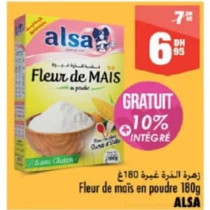 Alsa Fleur de maïs en poudre 180g