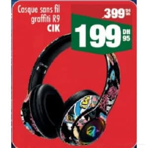 سماعة لاسلكية غرافيتي R9
