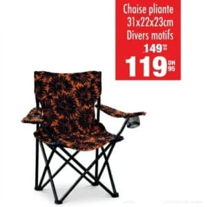 Chaise pliante