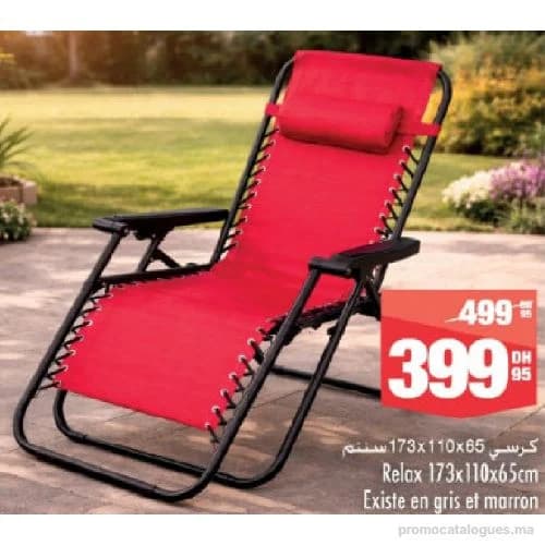 Chaise Relax Pliable