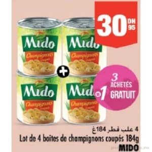 Champignons coupés