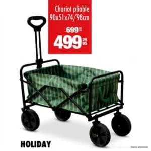 Chariot pliable
