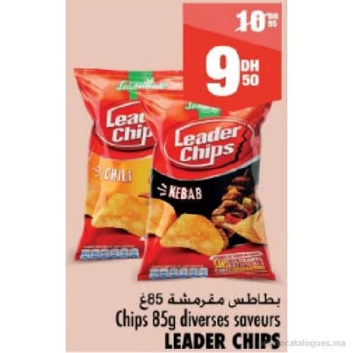 Chips diverses saveurs