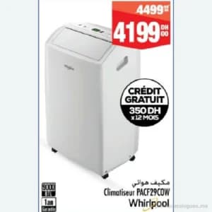 Climatiseur Whirlpool PACF29COW
