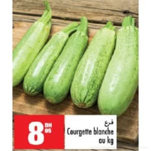 Courgette blanche