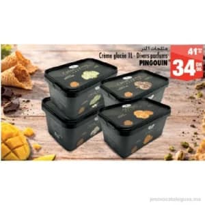 Crème glacée 1L Divers parfums