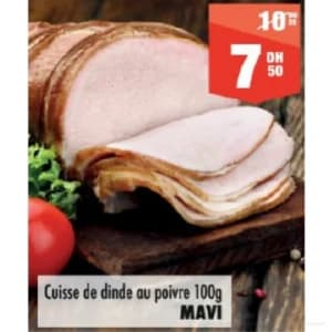 Cuisse de dinde au poivre
