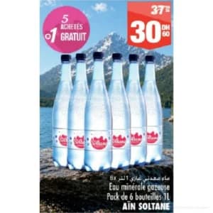 Eau minérale gazeuse AÏN SOLTANE