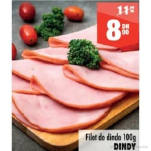 Filet de dinde 100g Dindy