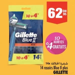 Gillette Blue II Plus - 14 Rasoirs