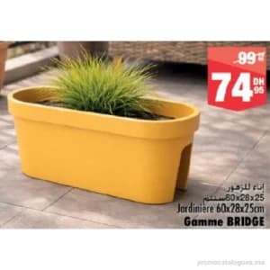 Jardinière Gamme BRIDGE 60x28x25cm