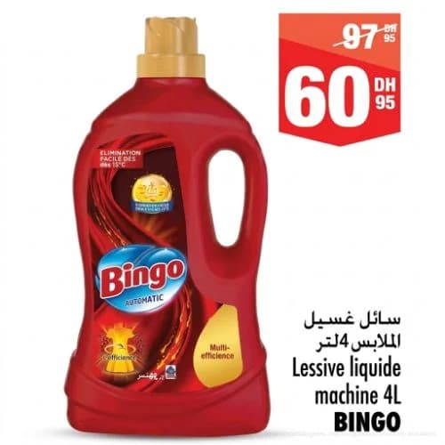 Lessive liquide machine 4L Bingo