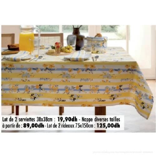 Lot de 2 serviettes 38x38cm