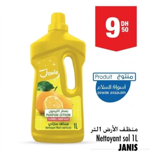 Nettoyant sol JANIS