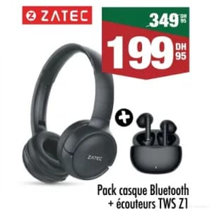طقم سماعة بلوتوث + سماعات TWS Z1