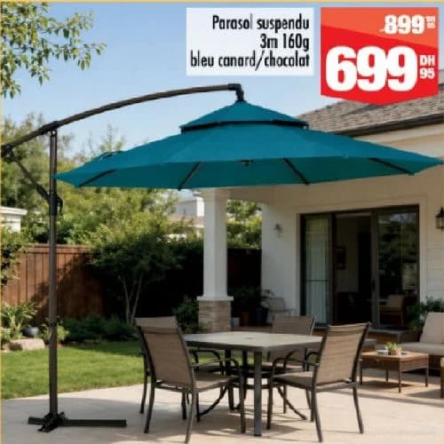 Parasol suspendu 3m