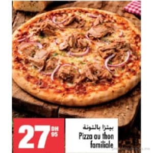 Pizza au thon familiale