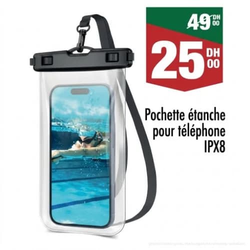 حقيبة هاتف مضادة للماء IPX8