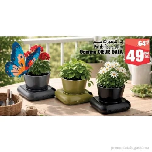 Pot de fleurs 20cm Gamme CŒUR GALA