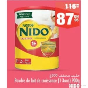 Poudre de lait de croissance Nido Lil'Atfal 1+