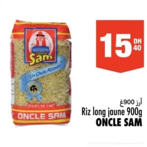 Riz long jaune ONCLE SAM