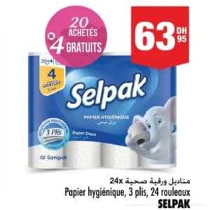 Selpak Papier hygiénique 3 plis