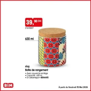 Boîte de rangement BENANTE (630 ml)