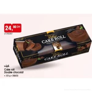 Cake roll Double chocolat