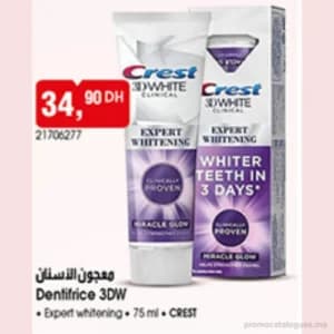 Dentifrice 3DW Expert whitening