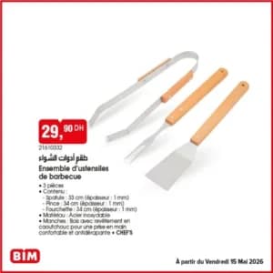 Ensemble d'ustensiles de barbecue