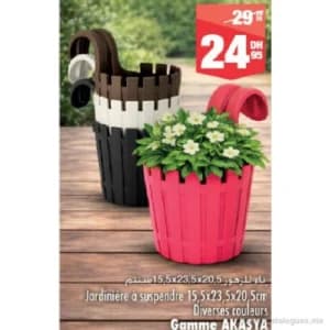 Jardinière à suspendre