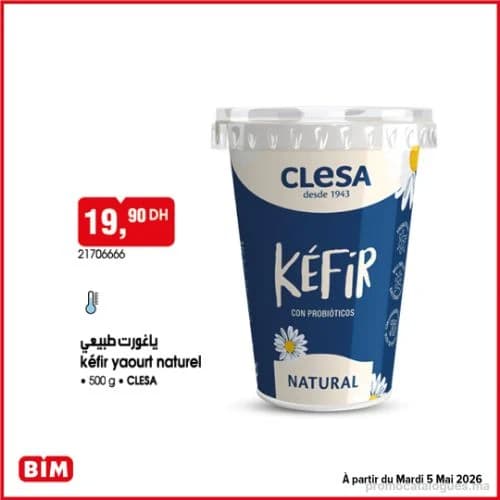 Kéfir yaourt naturel