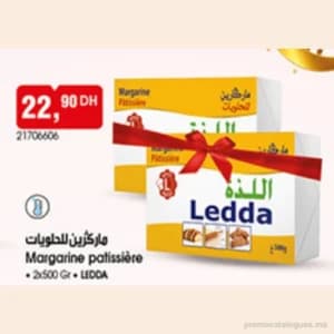 Margarine patissière LEDDA