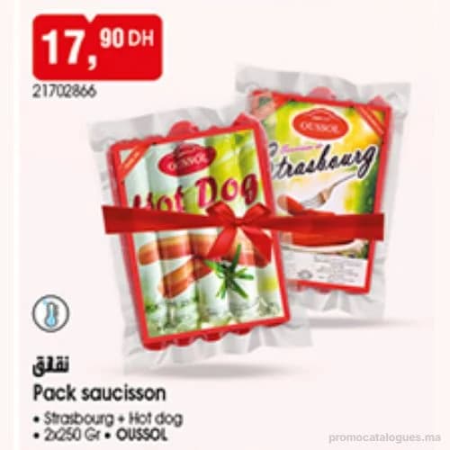 Pack saucisson (Strasbourg + Hot dog) OUSSOL