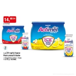 Pack yaourt à boire Actimel