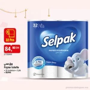 Papier Toilette Selpak 32 Rouleaux