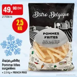 Pommes frites surgelées