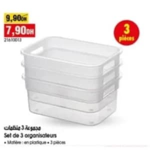 Set de 3 organisateurs