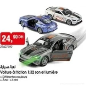 لعبة سيارة 1:32 صوت وضوء