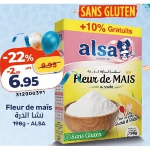 ALSA Fleur de Maïs en Poudre 198g