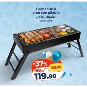 Barbecue à charbon pliable