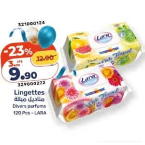 Lingettes Lara 120 Pcs