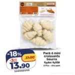 Pack 6 mini croissants beurre