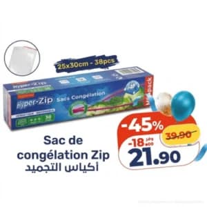 Sac de congélation Zip