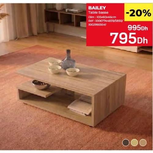 Table basse BAILEY