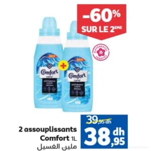 2 assouplissants Comfort 1L