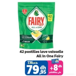 42 pastilles lave vaisselle All In One Fairy