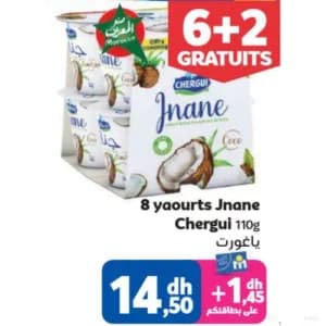 8 yaourts Jnane Chergui 110g