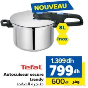 Autocuiseur Secure Trendy 8L Inox