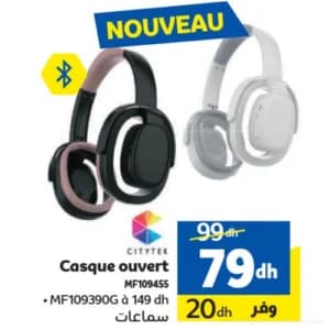 Casque ouvert Citytek MF109455 Bluetooth